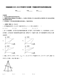 河南省温县2023-2024学年数学八年级第一学期期末教学质量检测模拟试题含答案