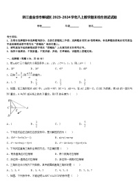 浙江省金华市婺城区2023-2024学年八上数学期末综合测试试题含答案