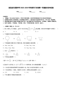 湖北省丰溪镇中学2023-2024学年数学八年级第一学期期末统考试题含答案