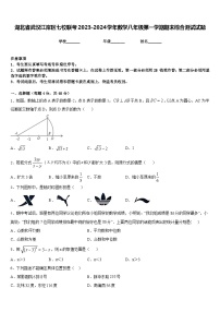 湖北省武汉江岸区七校联考2023-2024学年数学八年级第一学期期末综合测试试题含答案