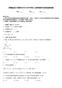 深圳南山区六校联考2023-2024学年八上数学期末学业质量监测试题含答案