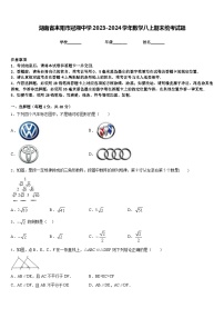 湖南省耒阳市冠湘中学2023-2024学年数学八上期末统考试题含答案