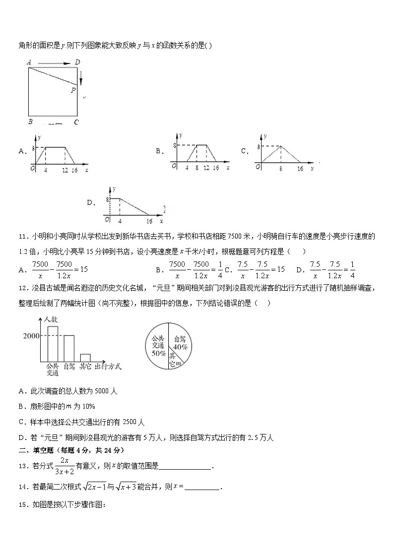 湖南省邵阳县黄亭市镇中学2023-2024学年八年级数学第一学期期末教学质量检测模拟试题含答案03