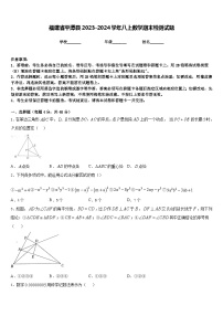 福建省平潭县2023-2024学年八上数学期末检测试题含答案