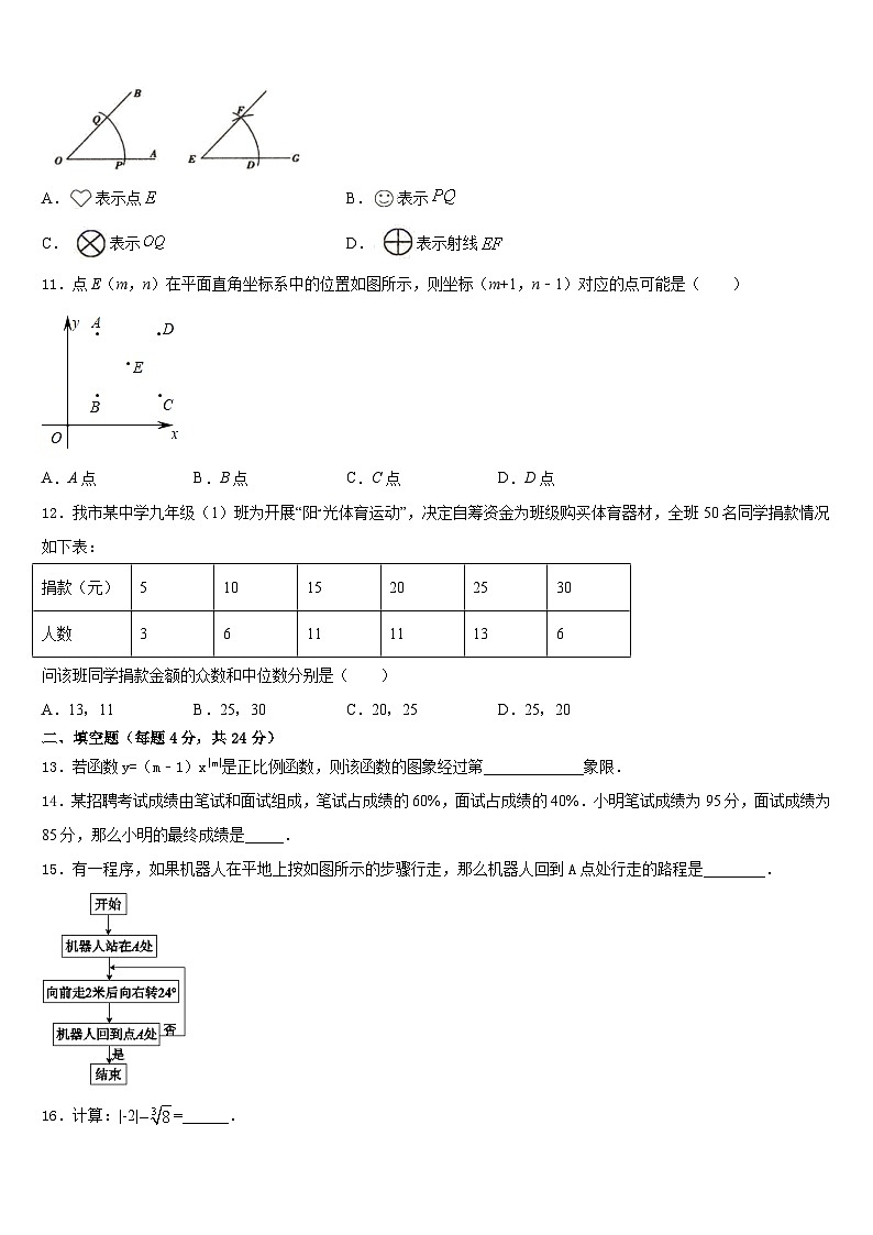 福建省莆田砺志国际学校2023-2024学年数学八年级第一学期期末综合测试试题含答案第3页