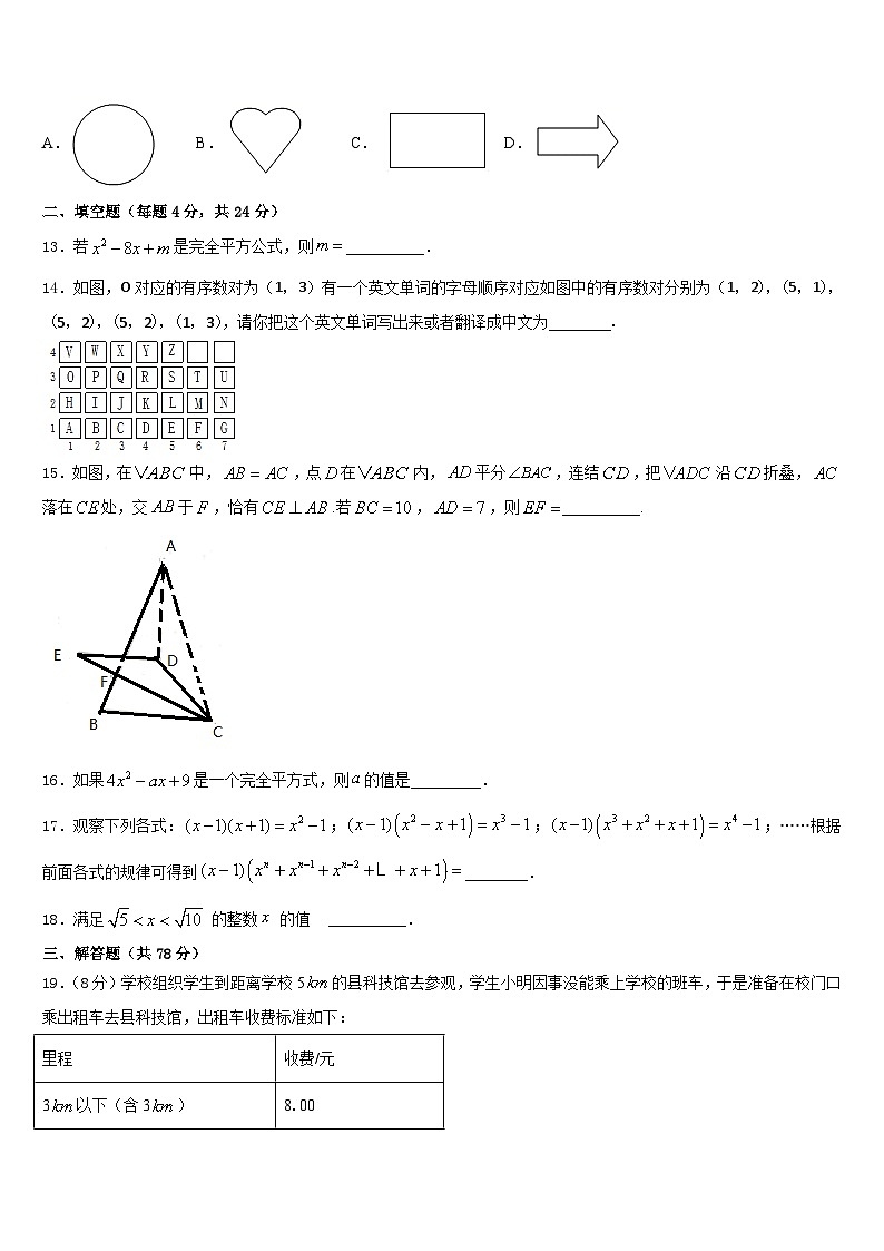 贵州省贵阳市贵安新区民族中学2023-2024学年数学八年级第一学期期末达标测试试题含答案第3页