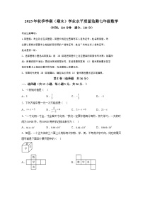 广西壮族自治区河池市凤山县2023-2024学年七年级上学期期末数学试题（含解析）