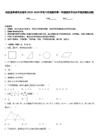 湖北省孝感市应城市2023-2024学年八年级数学第一学期期末学业水平测试模拟试题含答案