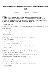 山东省莱芜市莱城区茶业口镇腰关中学2023-2024学年八上数学期末学业水平测试模拟试题含答案