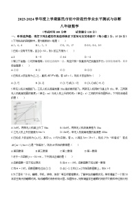 辽宁省沈阳市新民市2023-2024学年八年级上学期期末数学试题(含答案)