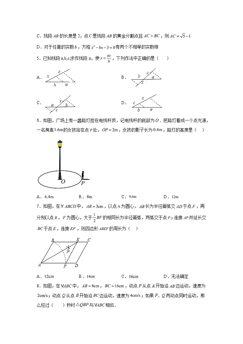 辽宁省丹东市宽甸满族自治县2023-2024学年九年级上学期期末数学试题（含解析）02