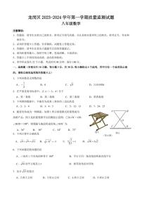 广东省深圳市龙岗区2023-2024学年八年级上学期1月期末数学试题