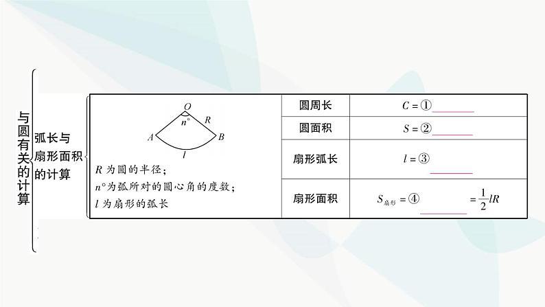 中考数学复习第六章圆第三节与圆有关的计算课件03