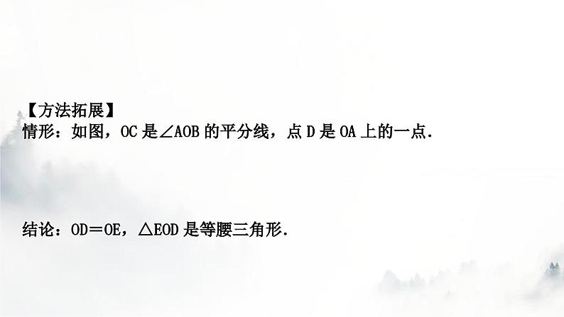 中考数学复习重难突破微专题(四)与角平分线有关的辅助线课件08