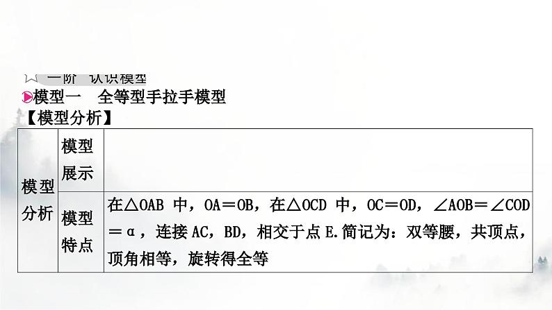 中考数学复习重难突破微专题(八)手拉手模型课件02