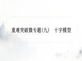 中考数学复习重难突破微专题(九)十字模型课件