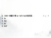 中考数学复习第一章数与式第三节代数式、整式与因式分解课件
