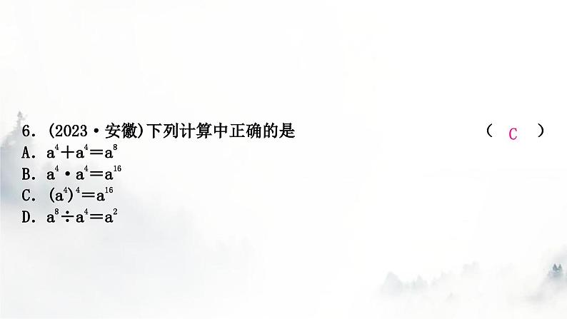 中考数学复习第一章数与式第三节代数式、整式与因式分解课件07