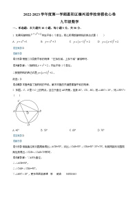 广东省惠州市德兴通中英文学校2022-2023学年九年级下学期开学考试数学试题（解析版）