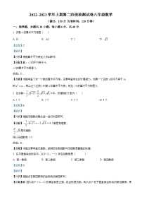 福建省三明市宁化县2022-2023学年八年级上学期月考数学试题（解析版）