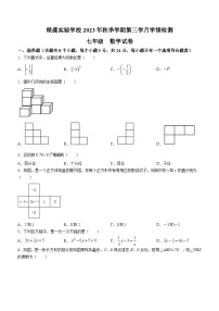 四川省自贡市蜀光绿盛实验学校2023-2024学年七年级上学期12月月考数学试题