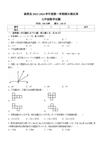 吉林省白城市镇赉县2023-2024学年上学期七年级数学期末试题+