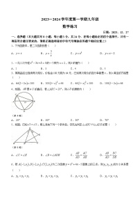 江苏省宿迁市南京师范大学附属中学宿迁分校、泗洪育才实验学校2023-2024学年九年级上学期12月月考数学试题