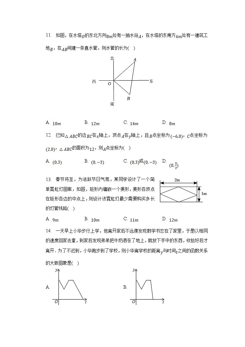 河北省保定市唐县2022-2023学年八年级下学期期末学业质量检测数学试卷(含解析)03