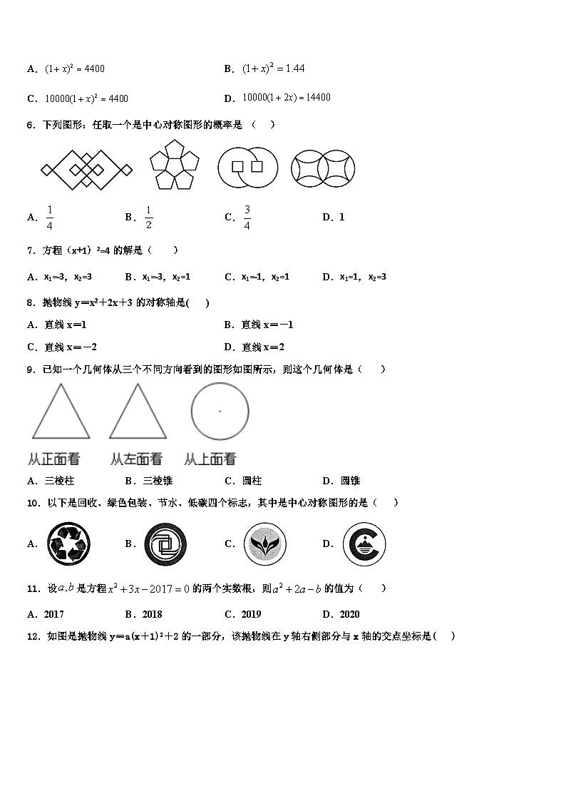 2023-2024学年广东省九年级数学第一学期期末调研试题第2页