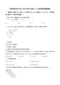 河北省邯郸市复兴区2022-2023学年七年级上学期期末模拟测试数学试卷(含解析)