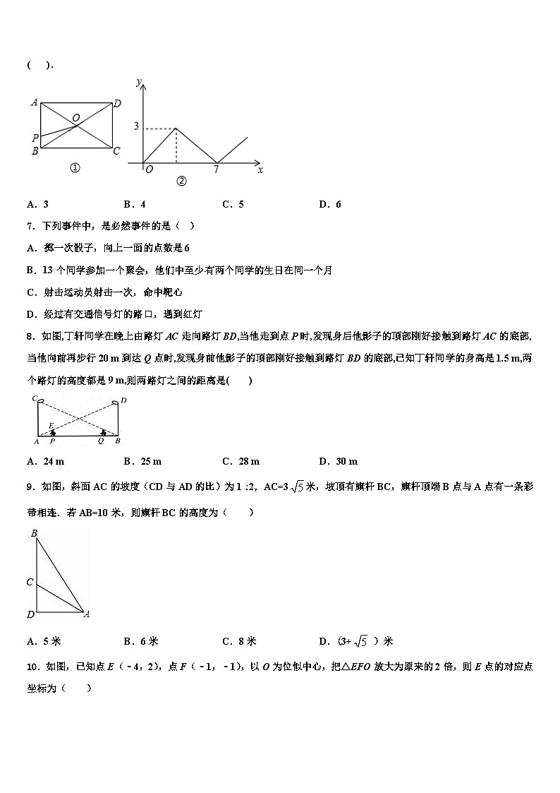 2023-2024学年广东省数学九年级第一学期期末模拟试题第2页