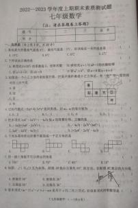 河南省驻马店市泌阳县2022—2023学年七年级上学期期末数学试题