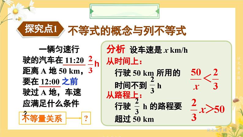 人教版七年级数学下册课件  9.1.1 不等式及其解集第6页