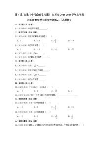 第4章 实数（中考经典常考题）-江苏省2023-2024学年上学期八年级数学单元培优专题练习（苏科版）