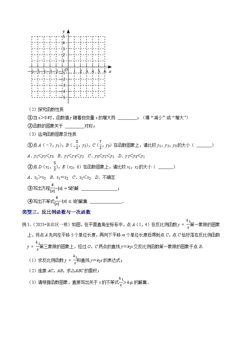 压轴题02反比例函数大题提升训练（八大类型）-2023年中考数学压轴题专项训练（全国通用）（原卷版）第2页