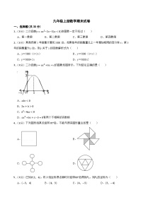 甘肃省武威市武威第二十二中片联考2023-2024学年九年级上学期1月期末数学试题