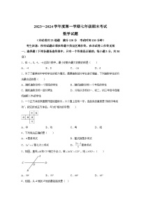 辽宁省沈阳市法库县2023-2024学年七年级上学期期末数学试题（含解析）