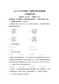 辽宁省抚顺市新宾满族自治县2023-2024学年八年级上学期期末数学试题（含解析）