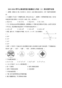 +云南省昭通市镇雄县2023-2024学年九年级上学期期末数学试卷