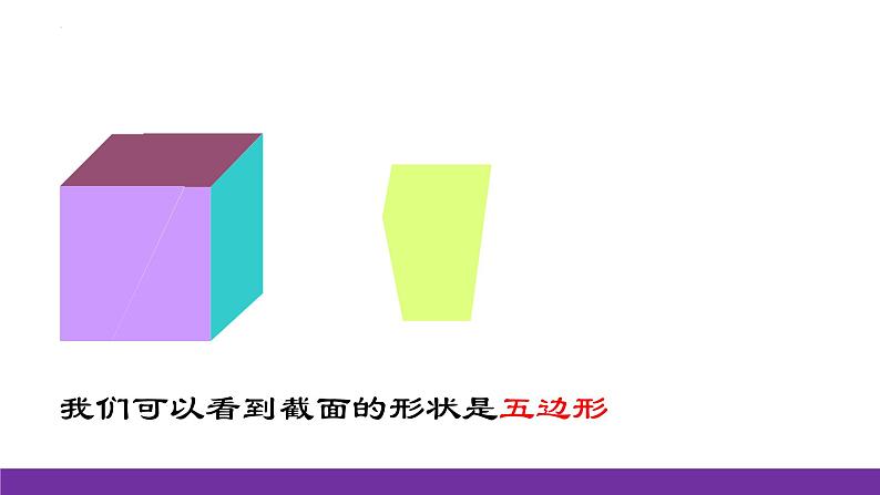 1.3 截一个几何体 课件 2022-2023学年北师大版数学七年级上册第8页