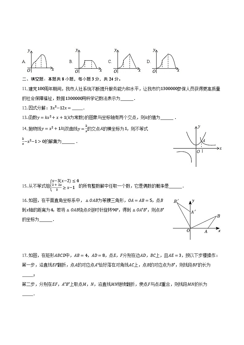 2023年辽宁省盘锦市双台子实验中学中考数学五模试卷（含解析）第3页