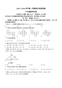 辽宁省葫芦岛市兴城市2023-2024学年八年级上学期期末考试数学试题