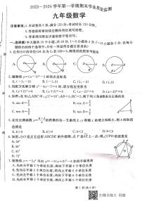 河北省承德市承德县2023-2024学年九年级上学期1月期末数学试题