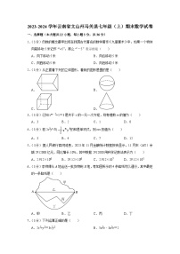 +云南省文山州马关县2023-2024学年七年级上学期期末数学试卷