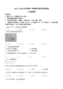 河北省保定市高碑店市2023-2024学年八年级上学期期末数学试题