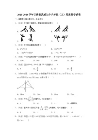 甘肃省武威市第九中学2023-2024学年八年级上学期期末数学试卷