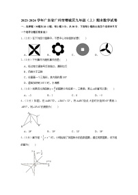 2023-2024学年广东省广州市增城区九年级（上）期末数学试卷