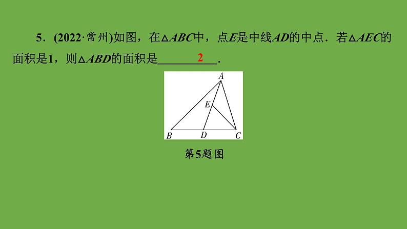 人教版八年级数学上册《三角形》复习课件第7页