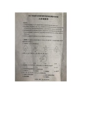 四川省广安市邻水县2023-2024学年九年级上学期1月期末数学试题