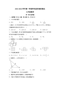 2023-2024学年广东省深圳市坪山区七年级（上）学期期末数学试题（含解析）